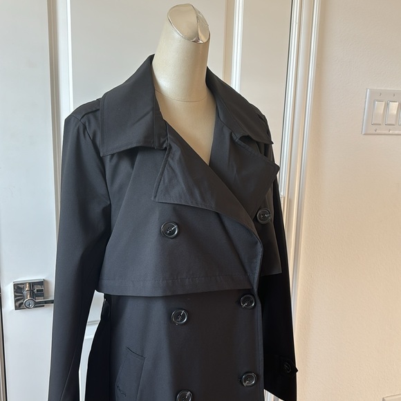 Bernardo black Trench Coat in M - Picture 3 of 11